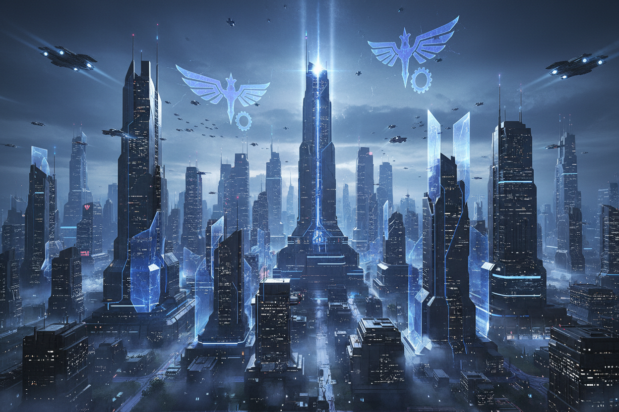 futuristic powerful and dominant empire